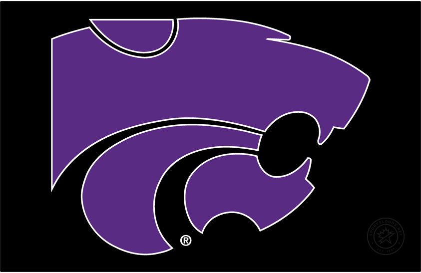 Kansas State Wildcats 1989-2019 Primary Dark Logo t shirts iron on transfers